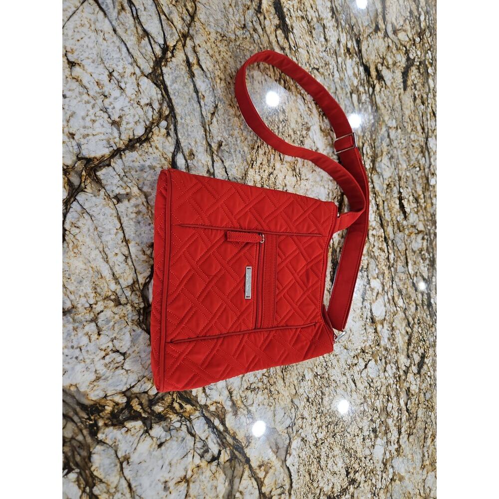 Vera Bradley Quilted Crossbody Red Shoulder Bag
